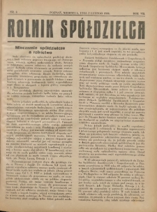 Rolnik-Spółdzielca 1930.02.02 R.7 Nr3