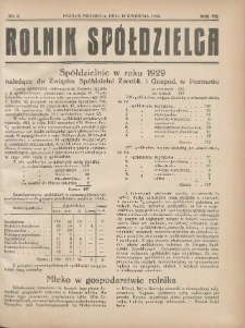 Rolnik-Spółdzielca 1930.04.13 R.7 Nr8