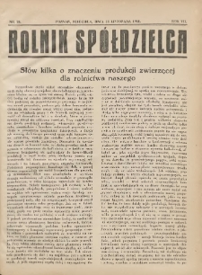 Rolnik-Spółdzielca 1930.11.23 R.7 Nr24