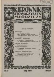 Kierownik Stowarzyszeń Młodzieży 1930.022 R.9 Nr2