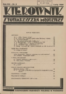 Kierownik Stowarzyszeń Młodzieży 1934.02 R.13 Nr2