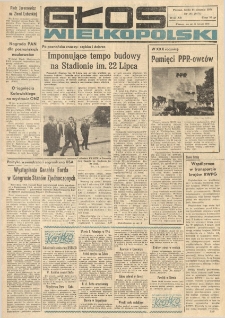 Głos Wielkopolski. 1974.08.14 R.30 nr191 Wyd.AB