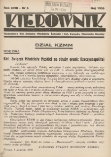 Kierownik: czasopismo Kat. Związku Młodzieży Żeńskiej i Kat. Związku Młodzieży Męskiej 1939.05 R.18 Nr5