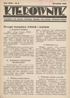 Kierownik: czasopismo Kat. Związku Młodzieży Żeńskiej i Kat. Związku Młodzieży Męskiej 1939.09 R.18 Nr9