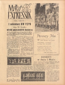 Mały Expressik: Bezpłatny dodatek "Expressu Poznańskiego" 1958.05.01