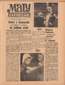 Mały Expressik: Bezpłatny dodatek "Expressu Poznańskiego" 1960.12.10