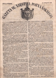 Gazeta Wielkiego Xięstwa Poznańskiego. 1849.01.14 Nr11