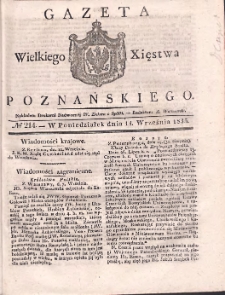 Gazeta Wielkiego Xięstwa Poznańskiego 1835.09.14 Nr214