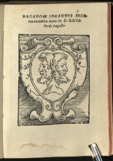 Helii Eobani Hessi Poetae Elegiae Tres : De Schola Norica, ad Barptholomeu[m] Bacchiu[m] In auspidium Scholae propositum Carmen. In Invidu[m] quo intentatae calumniae respondet