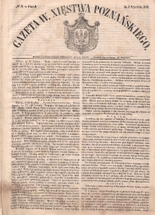 Gazeta Wielkiego Xięstwa Poznańskiego. 1849.01.05 Nr3