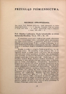 Przegląd piśmiennictwa. Recenzje i sprawozdania. Bibljografia piśmiennictwa ekonomiczno-rolniczego