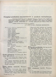 Przegląd artykułów statystycznych w polskich czasopismach