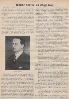 Wobec polityki na długą falę