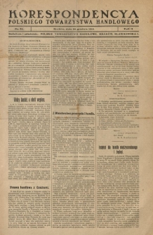 Korespondencya Polskiego Towarzystwa Handlowego. 1918.12.28 R.2 Nr 24