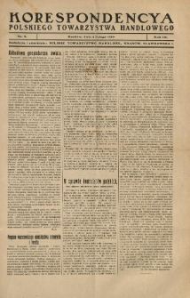 Korespondencya Polskiego Towarzystwa Handlowego. 1919.02.04 R.3 Nr 2