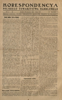 Korespondencya Polskiego Towarzystwa Handlowego. 1919.05.01 R.3 Nr 7