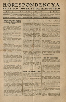 Korespondencya Polskiego Towarzystwa Handlowego. 1919.07.15 R.3 Nr 12