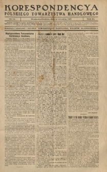 Korespondencya Polskiego Towarzystwa Handlowego. 1919.09.15 R.3 Nr 16