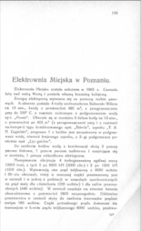 Elektrownia Miejska w Poznaniu