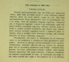 Nasz przemysł w 1920 roku