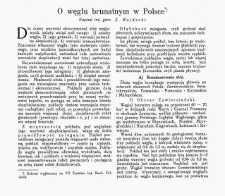 O węglu brunatnym w Polsce