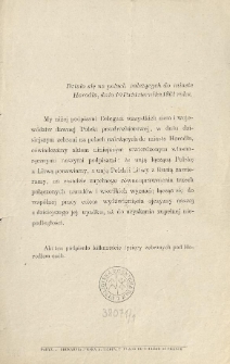 [Akt Unii Polski i Litwy. Inc.:] "My niżej podpisani Delegaci wszystkich ziem i województw dawnej Polski przedrozbiorowej..."