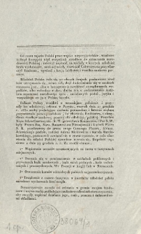 [Informacja o powołaniu Stowarzyszenia Pomocy Naukowej w Paryżu. Inc.:] "Od czasu zajęcia Polski przez wojska nieprzyjacielskie ..."
