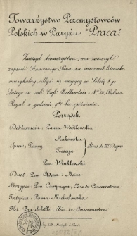 Towarzystwo Przemysłowców Polskich w Paryżu "Praca"