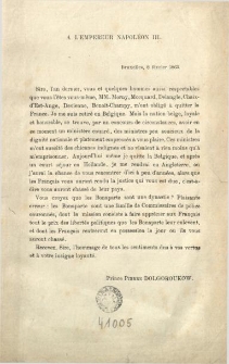 A l'empereur Napoleon III