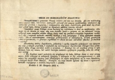 Głos do mieszkańców Krakowa !