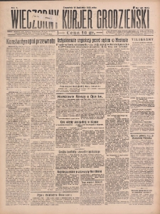 Wieczorny Kurjer Grodzieński 1933.04.13 R.2 Nr102
