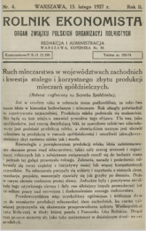 Ruch mleczarstwa w województwach zachodnich i kwestja stałego i korzystnego zbytu produkcji mleczarń spółdzielczych