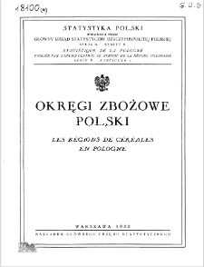 Okręgi zbożowe Polski