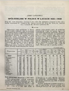 Spółdzielnie mleczarskie w Polsce w latach 1926-1928