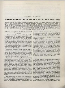 Banki komunalne w Polsce w latach 1926-1928