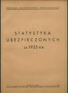 Statystyka Ubezpieczonych za 1935 rok