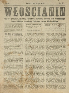 Włościanin : tygodnik polityczny, społeczny, oświatowy poświęcony sprawom ludu włościańskiego organ Polskiego Stronnictwa Ludowego, okręgu Wielkopolskiego. 1922.07.09 R.4 Nr 28