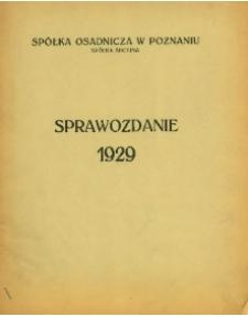 Sprawozdanie za jedenasty rok obrachunkowy 1929.