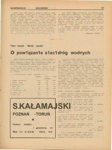 O powiązanie sieci dróg wodnych