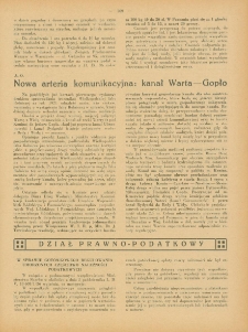 Nowa arteria komunikacyjna: kanał Warta-Gopło