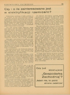 Czy i o ile zainteresowane jest w elektryfikacji rzemiosło?