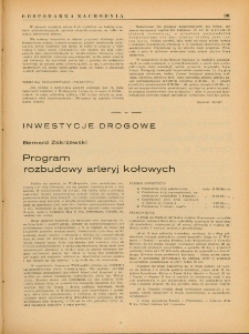 Program rozbudowy arteryj kołowych