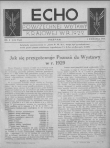 Jak się przygotowuje Poznań do Wystawy w r.1929