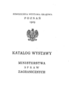 Katalog wystawy Ministerstwa Spraw Zagranicznych
