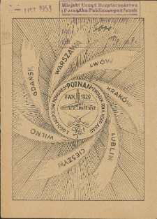 I. Ogólnopolski Kongres Związek Pols. Korp. Akad. : P. W. K. 1929
