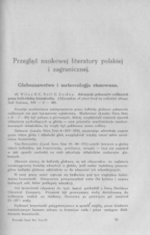Przegląd naukowej literatury polskiej i zagranicznej
