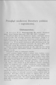 Przegląd naukowej literatury polskiej i zagranicznej