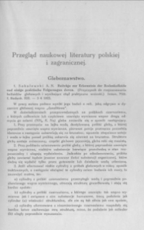 Przegląd naukowej literatury polskiej i zagranicznej