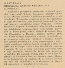 25 lat pracy Zrzeszenia Kupców Chrześcijan w Poznaniu