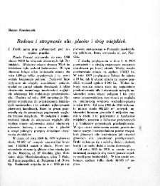 Budowa i utrzymanie ulic, placów i dróg miejskich